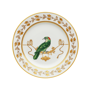 Ginori Voliere Round Flat Plate - 12"